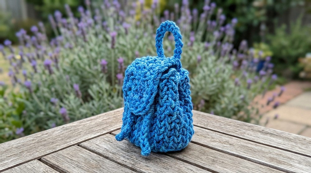 Wow! A Super Easy Crochet Miniature Backpack How to Crochet a Mini Backpack Step by Step 2