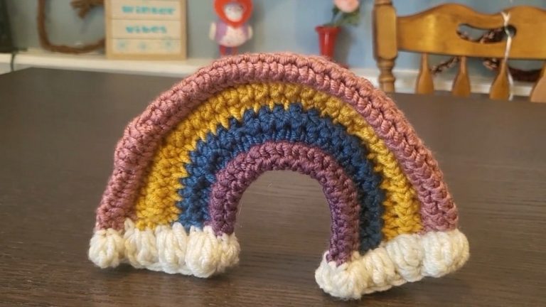 Colorful Crochet Rainbow Pattern With Tons Of Uses