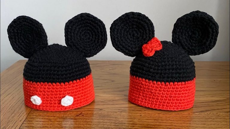 Mickey And Minnie Amigurumi Chocolate Orange Cover Pattern
