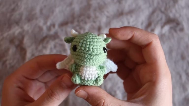 Crochet Little Dragon Amigurumi Charm Pattern