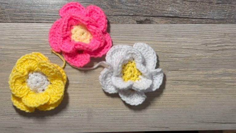 Crochet Flower Car Freshie Pattern For Colorful Sensations