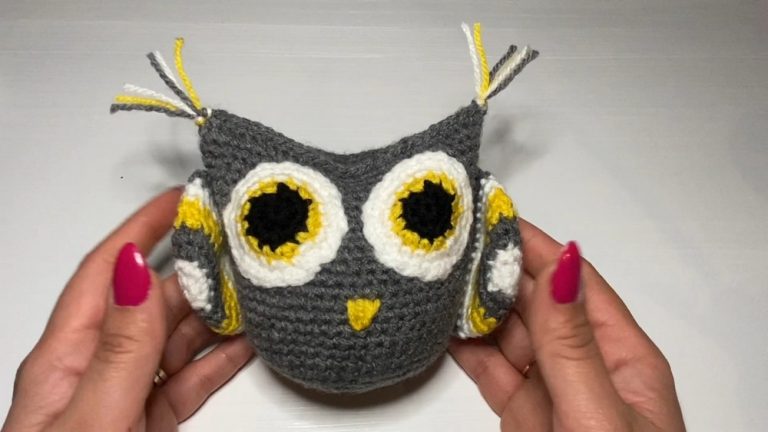 Crochet Unique Owl Pattern For Nursery Decorations