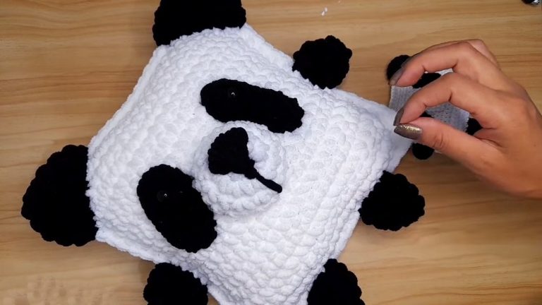 Crochet Amigurumi Panda Bear Cushion Pattern