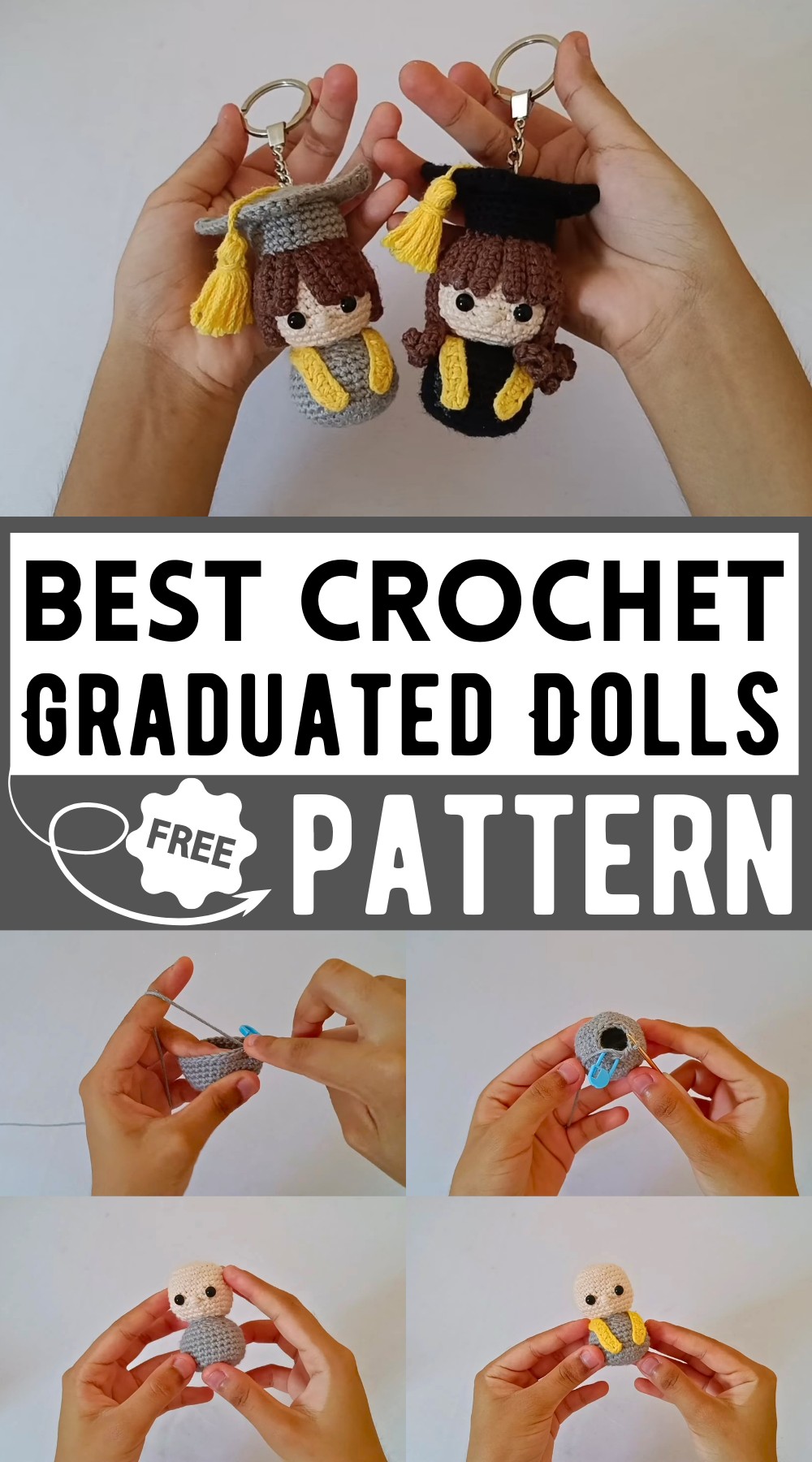 Amigurumi Graduated Dolls