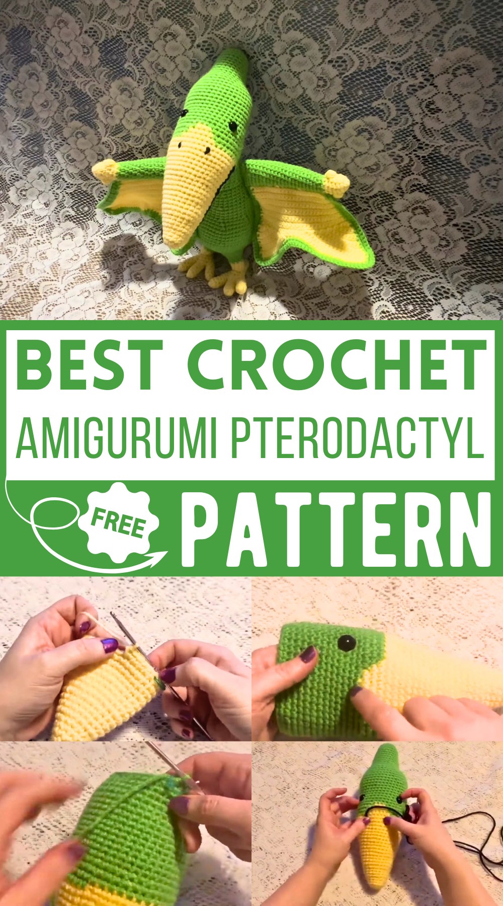Amigurumi Pterodactyl Crochet Tutorial