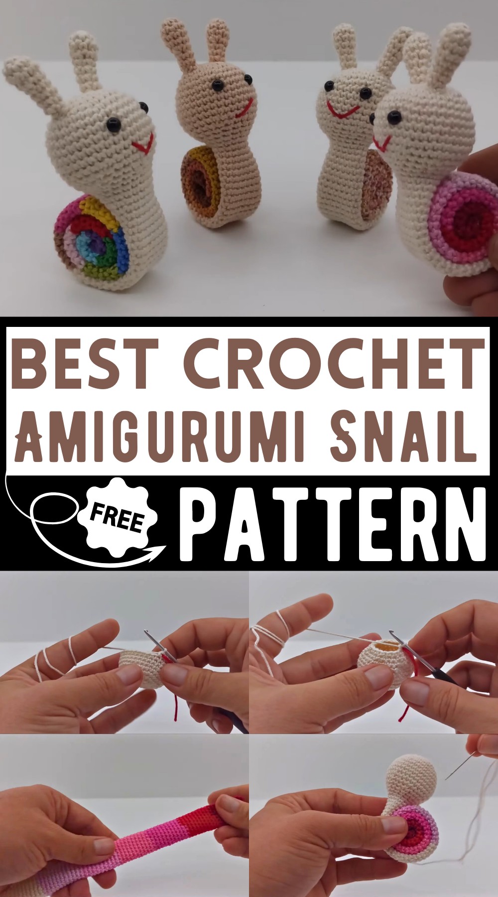 Crochet Amigurumi Snail Pattern