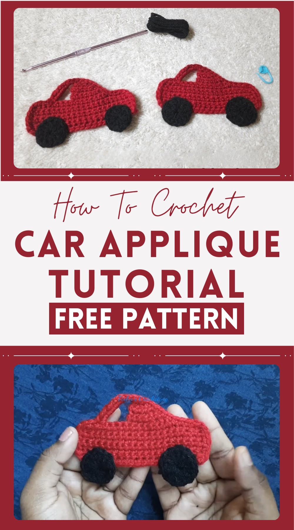 Crochet Car Applique