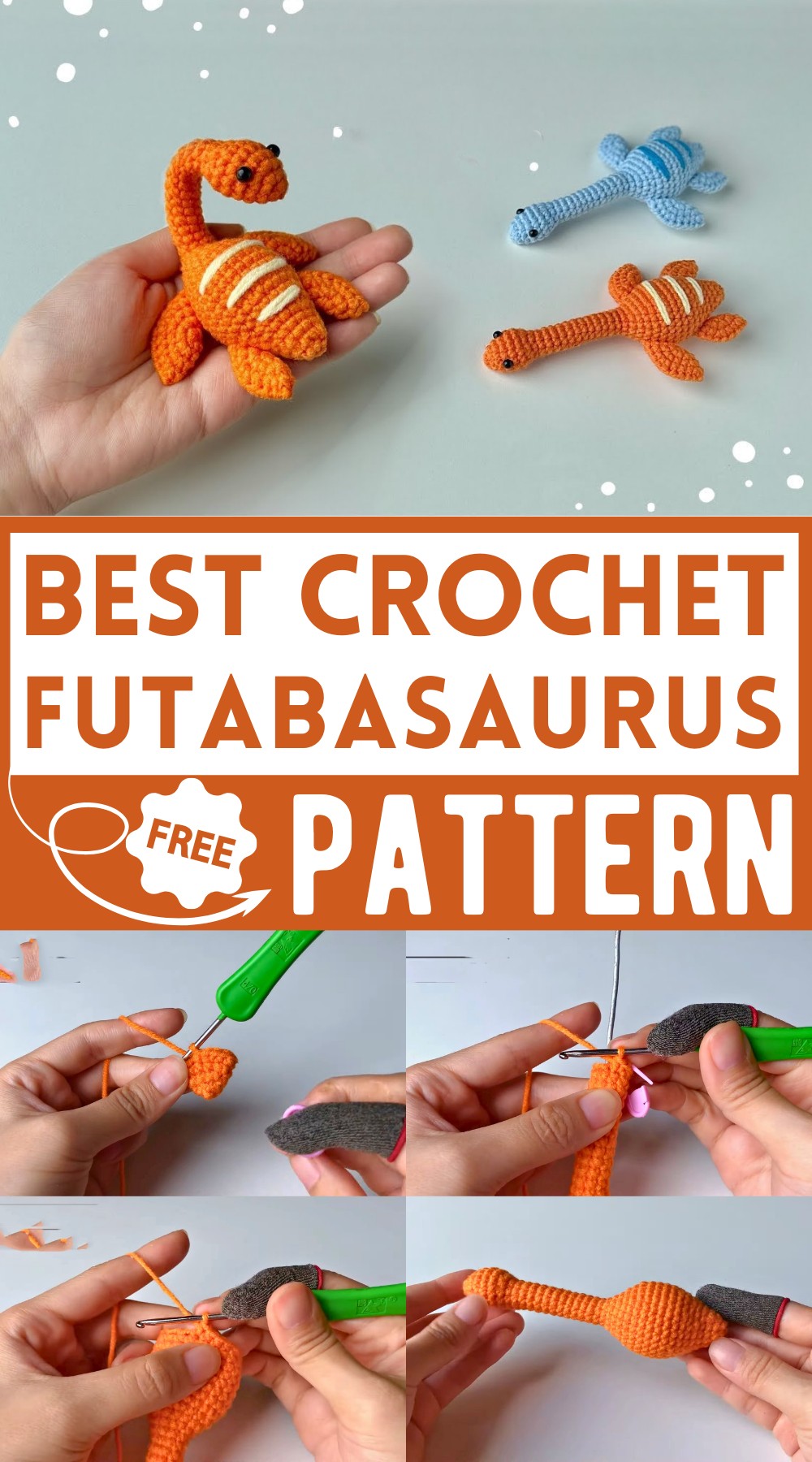 Crochet Futabasaurus Pattern