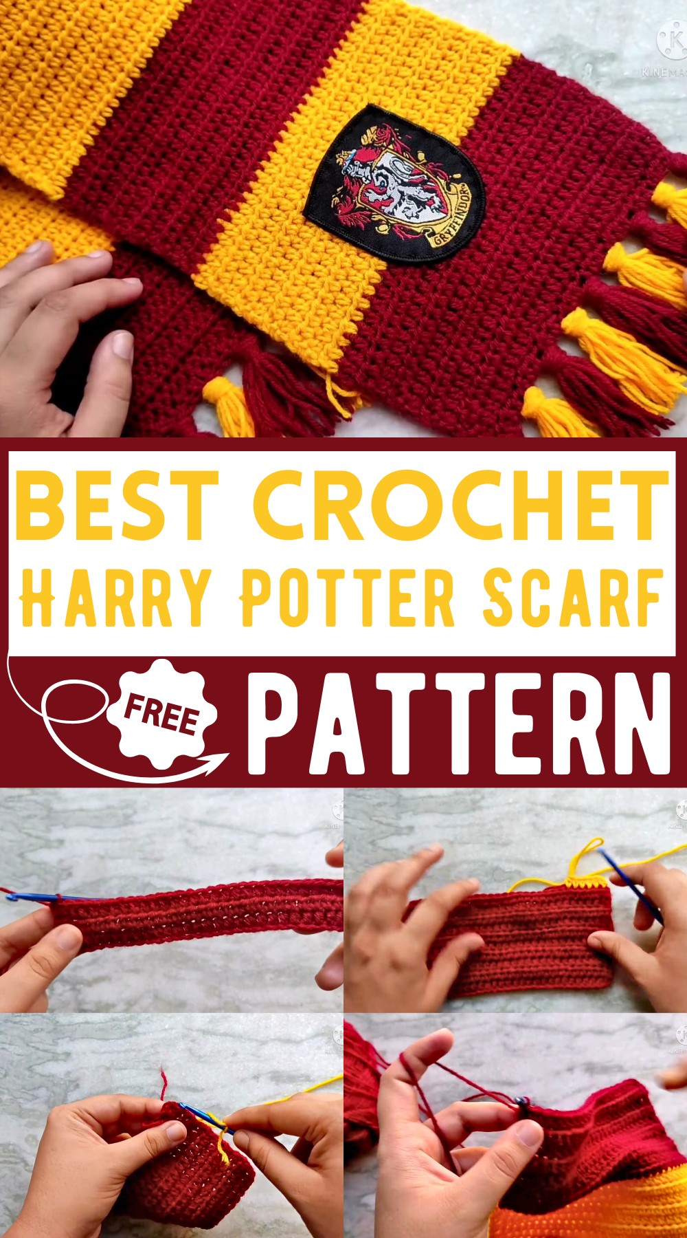 Crochet Harry Potter Scarf