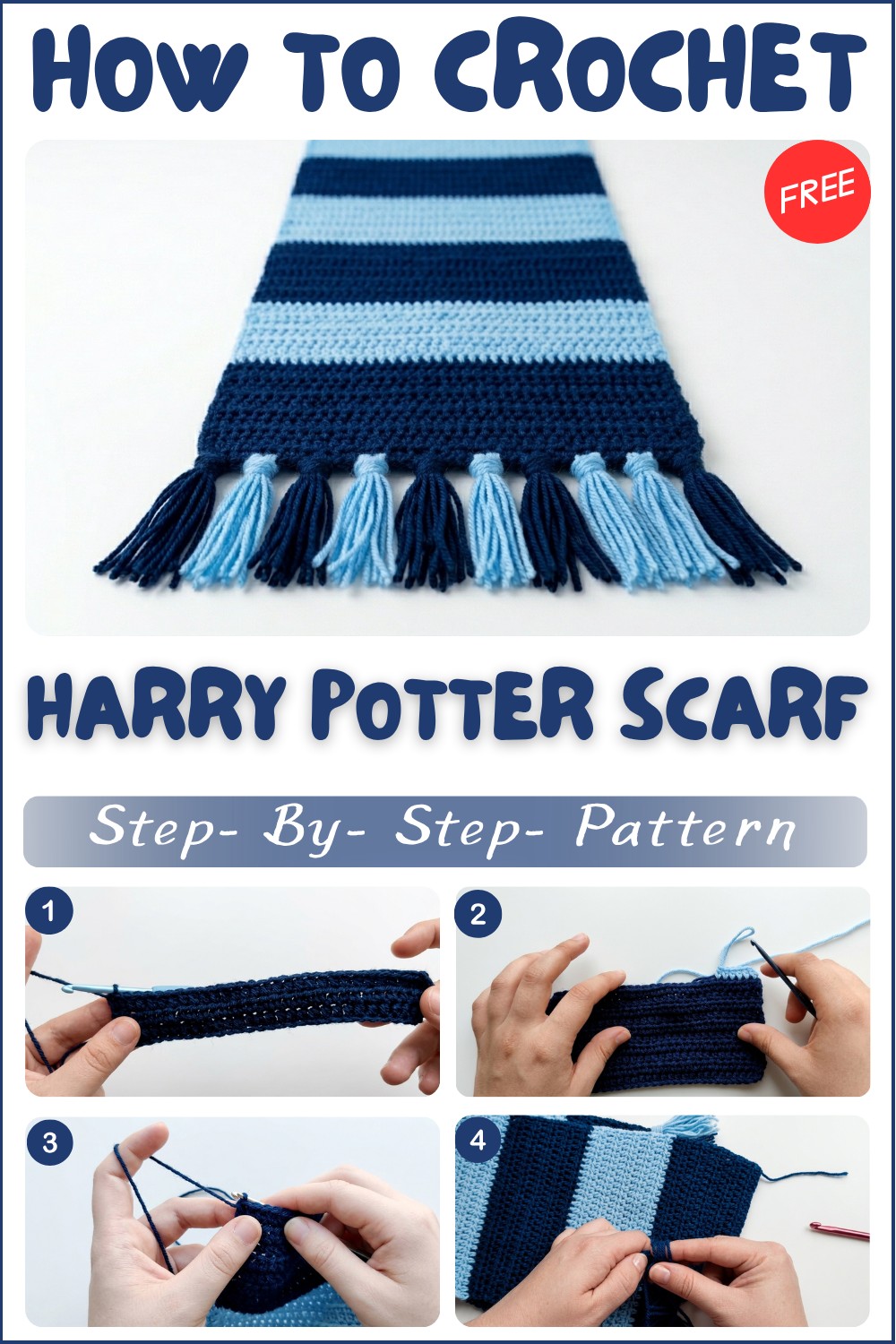 Crochet Harry Potter Scarf Pattern For Year-Round Magic 1