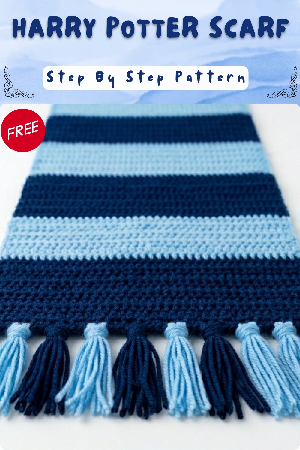 Crochet Harry Potter Scarf Pattern For Year-Round Magic 8