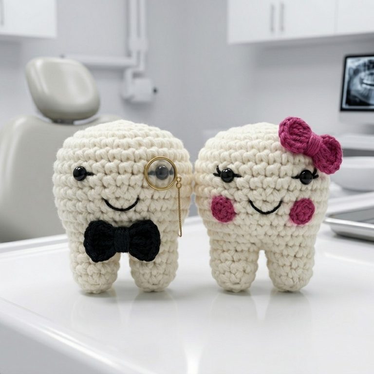 Crochet Mr And Mrs Tooth Amigurumi Pattern To Gift Dentists 10