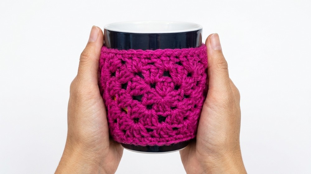 Crochet Mug Cozy Pattern To Personalize Your Mug 2