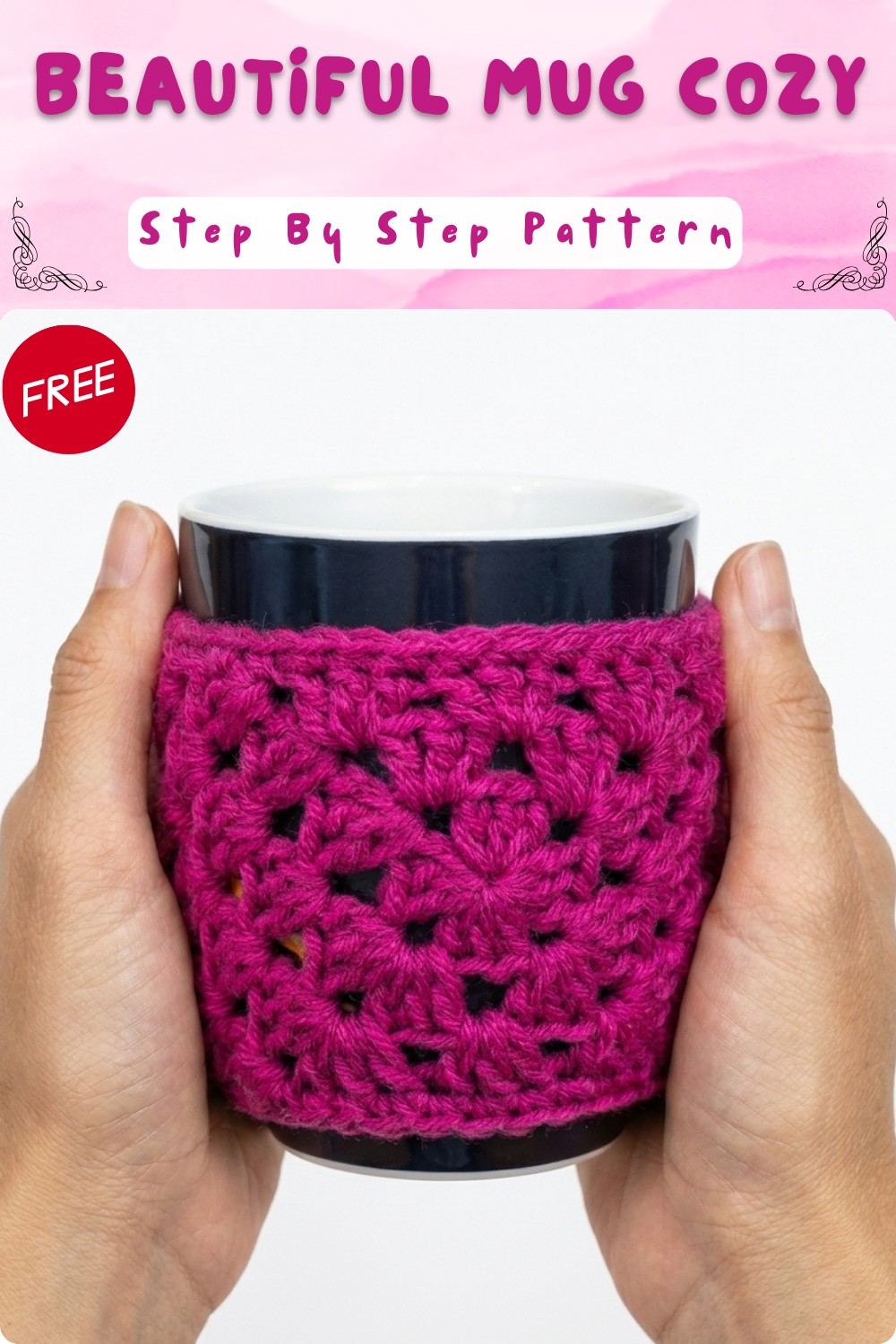 Crochet Mug Cozy Pattern To Personalize Your Mug 7