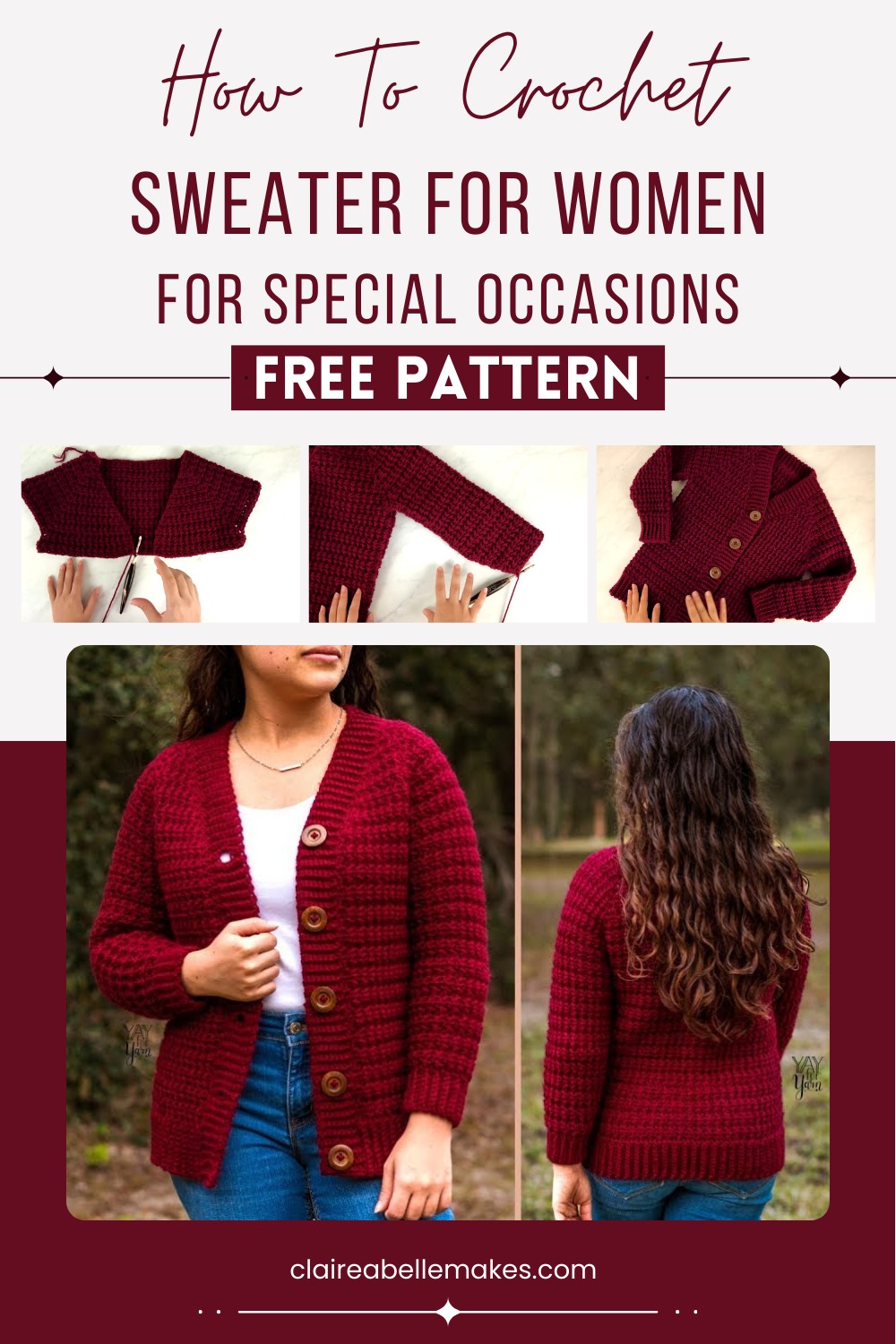 Crochet Sweater for Women