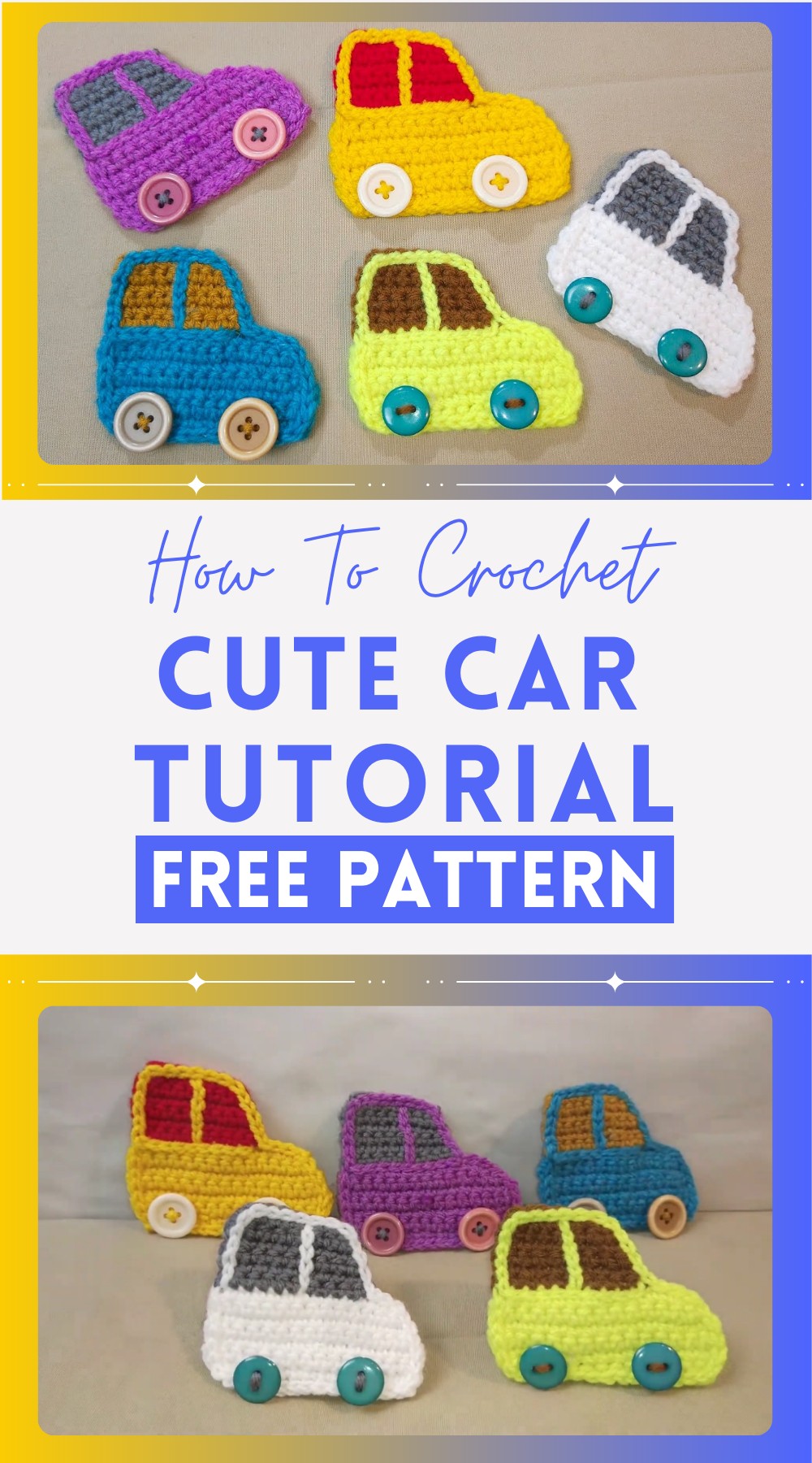 Cute Crochet Car