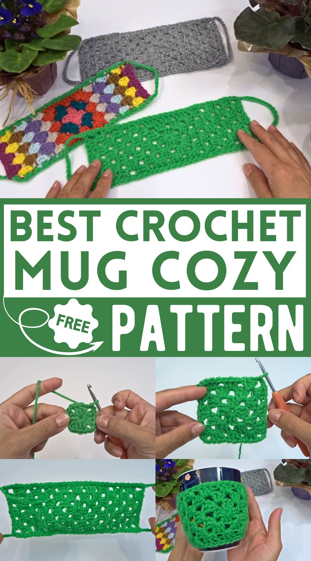 Easy Crochet Mug Cozy Step by Step