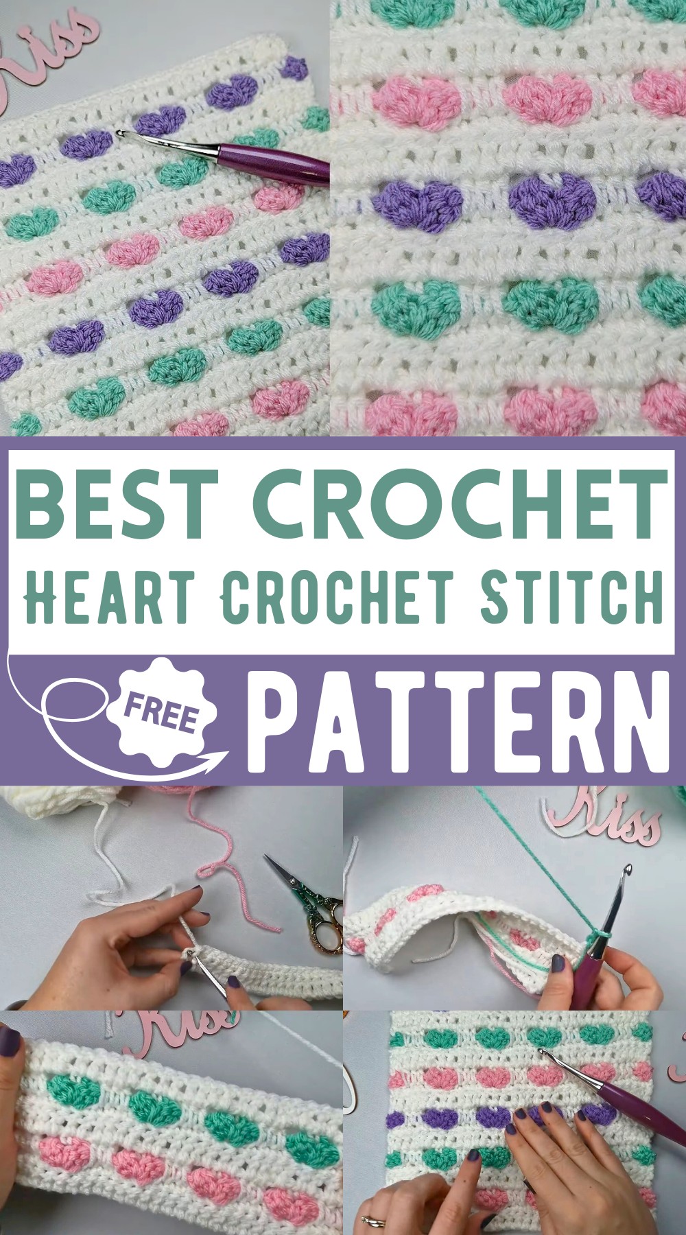 Heart Crochet Stitch
