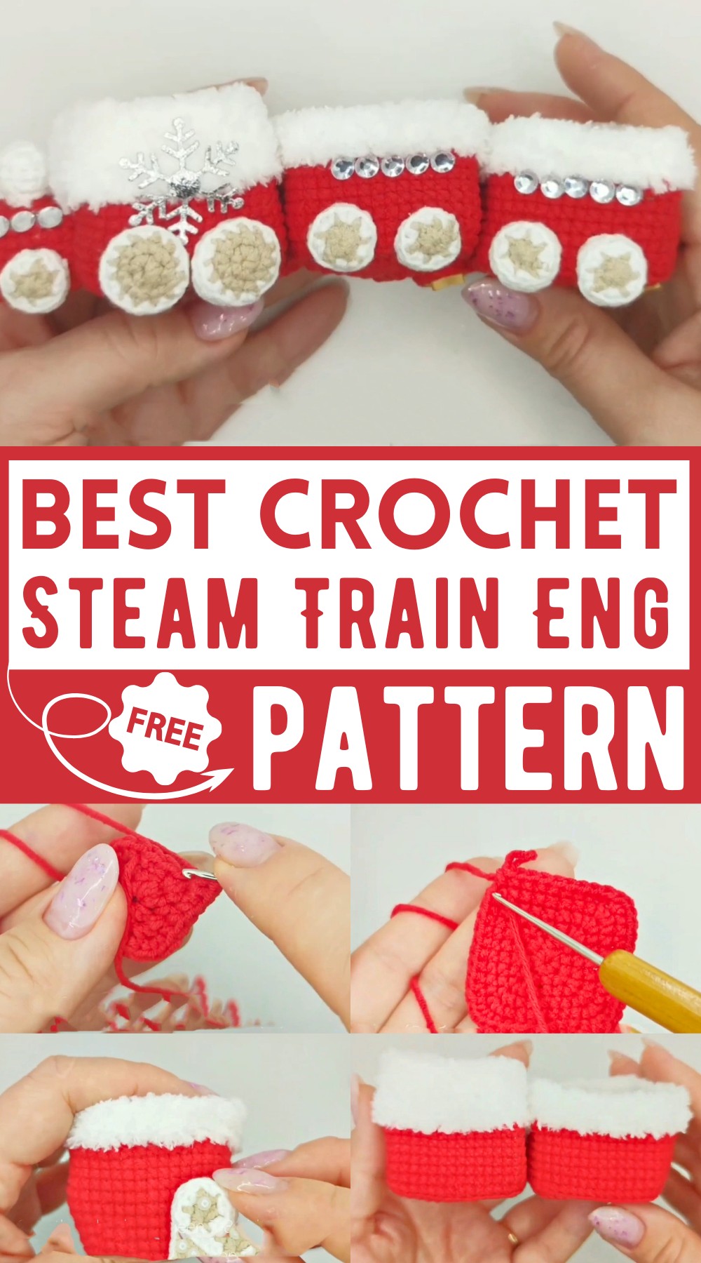 How To Crochet Steam Train Eng Pattern