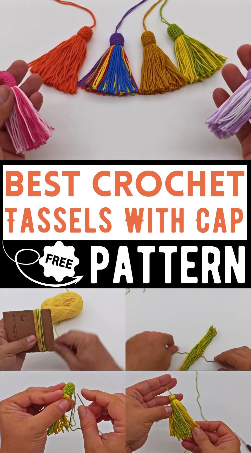 How To Make A Tassels With Crocheted Cap