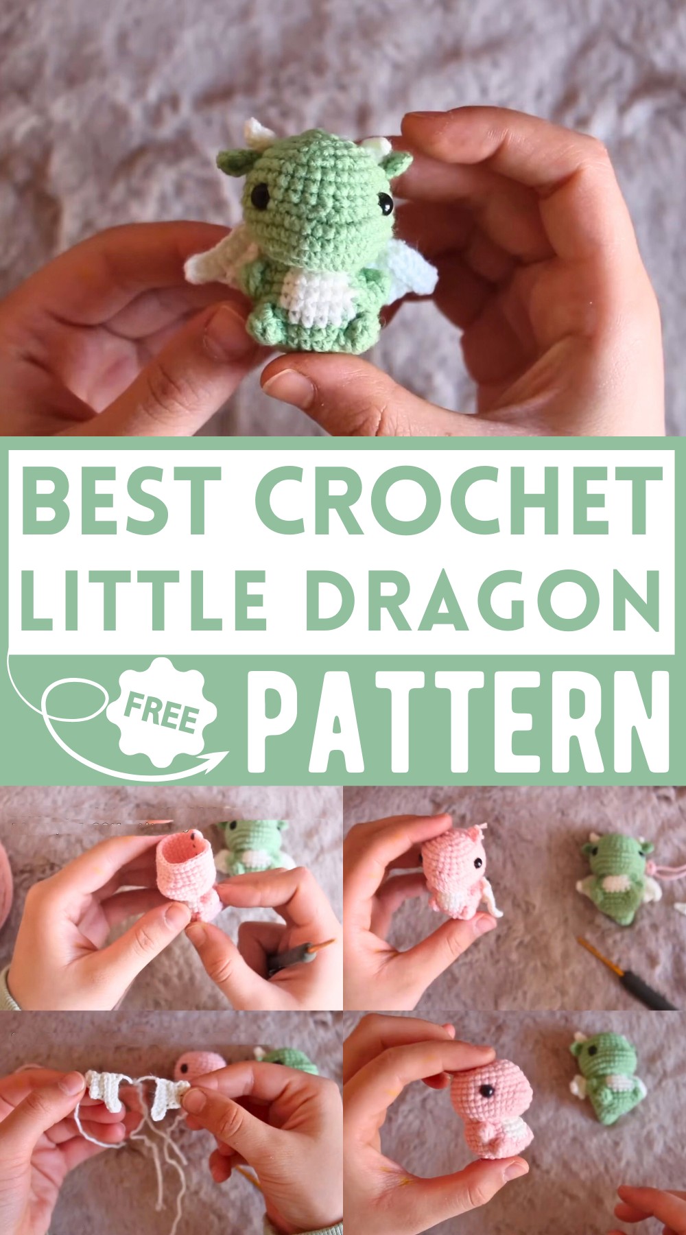 How to crochet Little Dragon