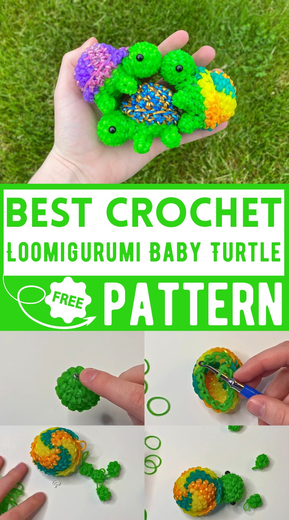 Loomigurumi Baby Turtle