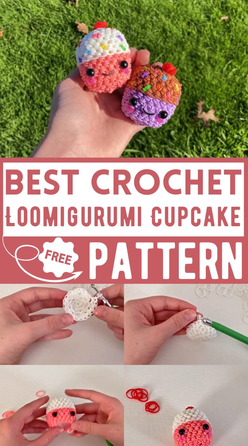 Crochet Loomigurumi Cupcake Pattern For Colorful Creations - Clairea ...