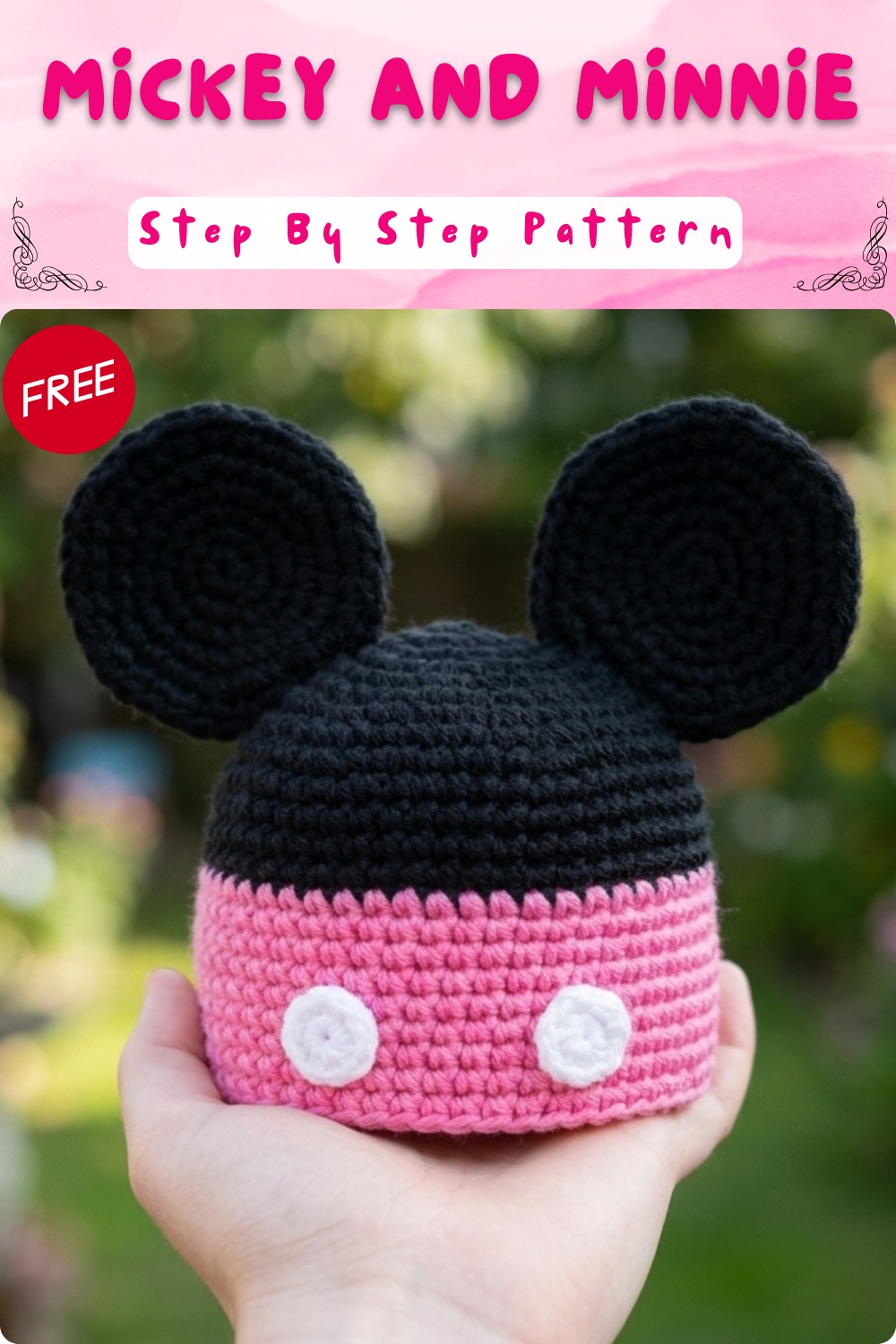 Mickey And Minnie Amigurumi Chocolate Orange Cover Pattern 8