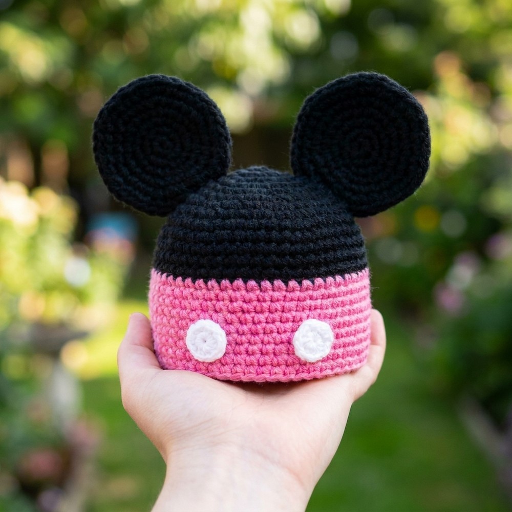 Mickey And Minnie Amigurumi Chocolate Orange Cover Pattern 9