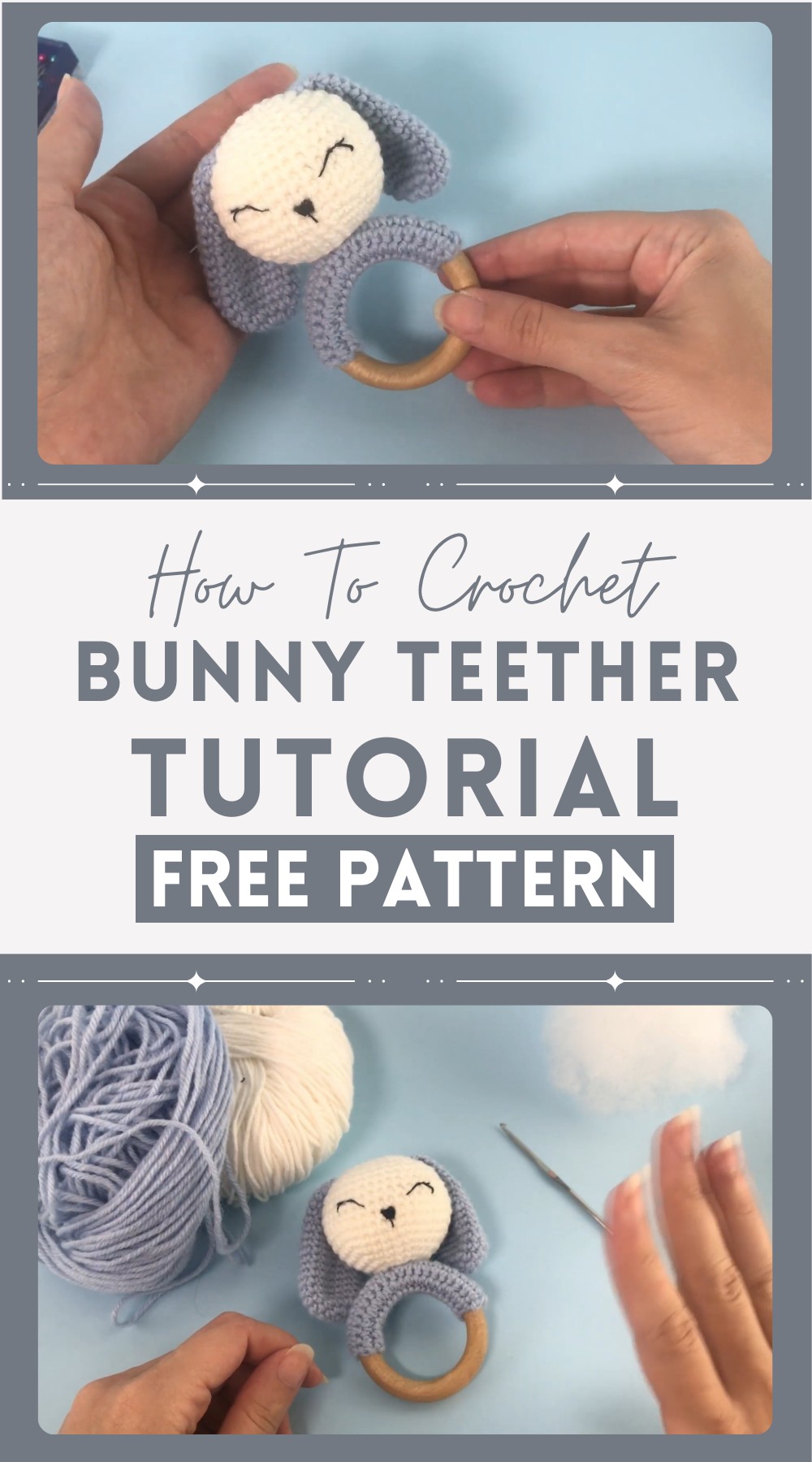 Crochet A Bunny Teether