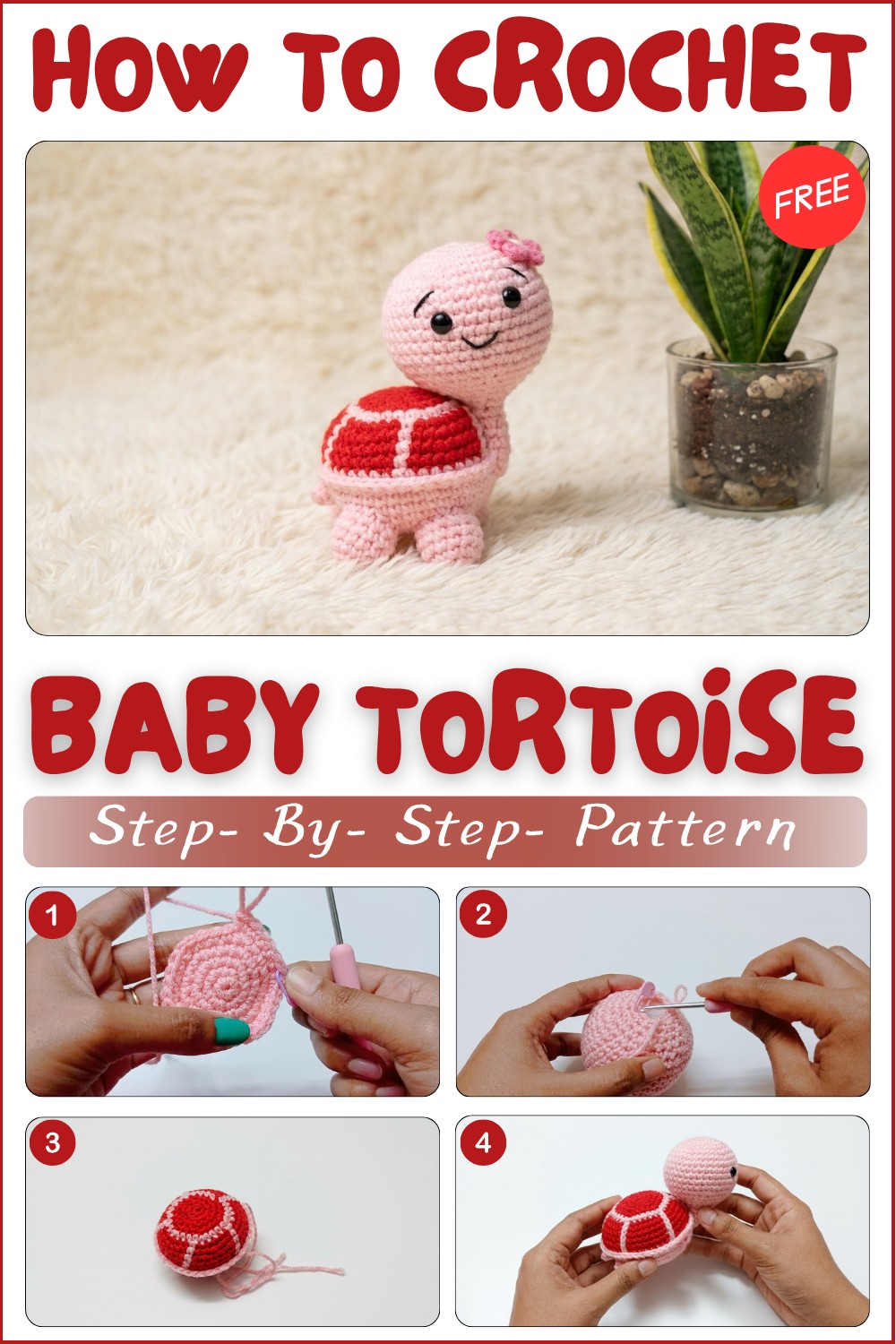 Crochet Baby Tortoise Pattern For Cute Keepsakes 1