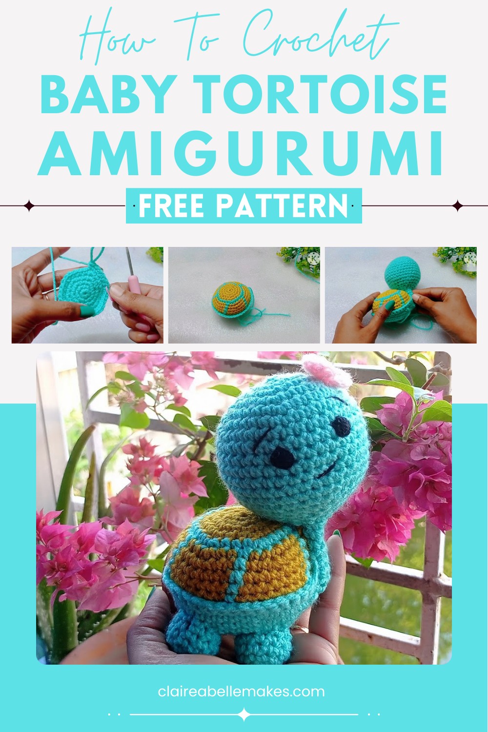 Crochet Baby Tortoise