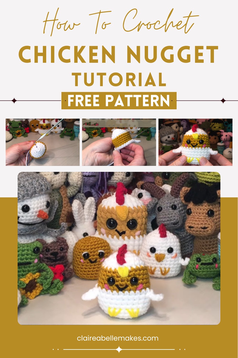Crochet Chicken Nugget