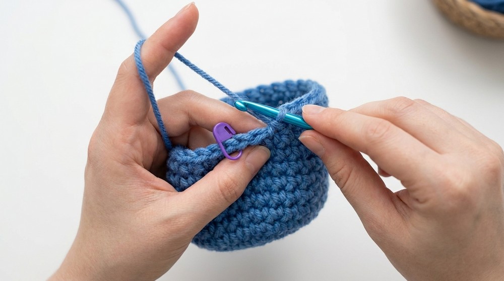 Crochet Mini Storage Basket Of All Sizes Pattern 5