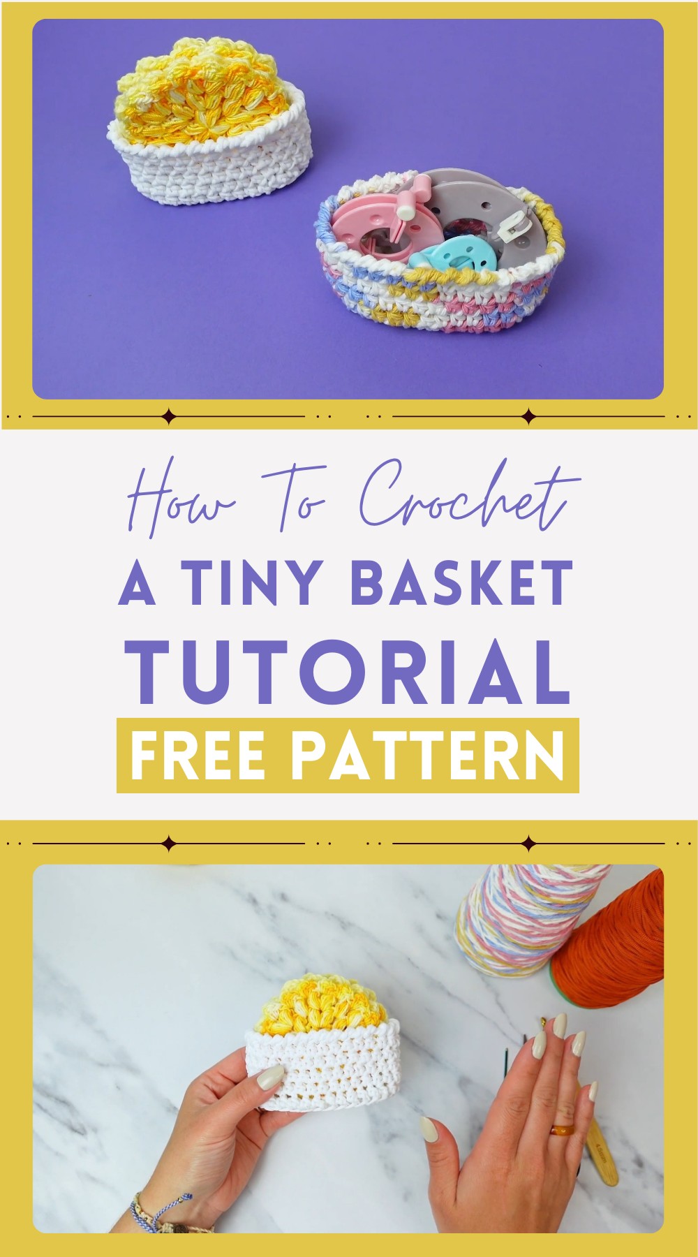 Crochet a Tiny Basket