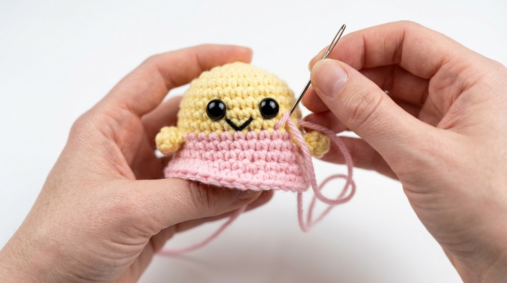 Cutest Crochet Chicken Nugget Amigurumi Pattern 6