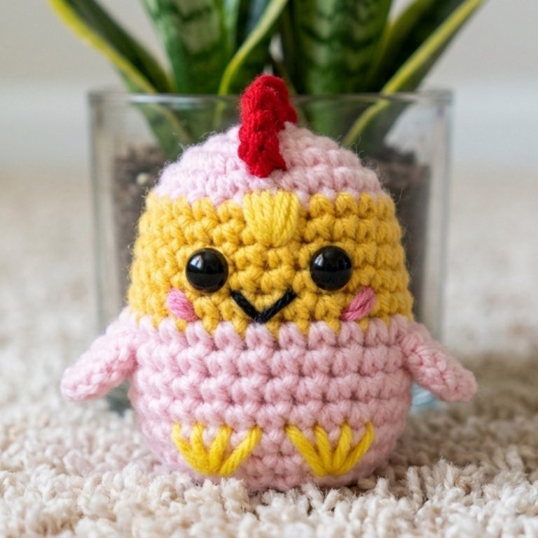 Cutest Crochet Chicken Nugget Amigurumi Pattern 7