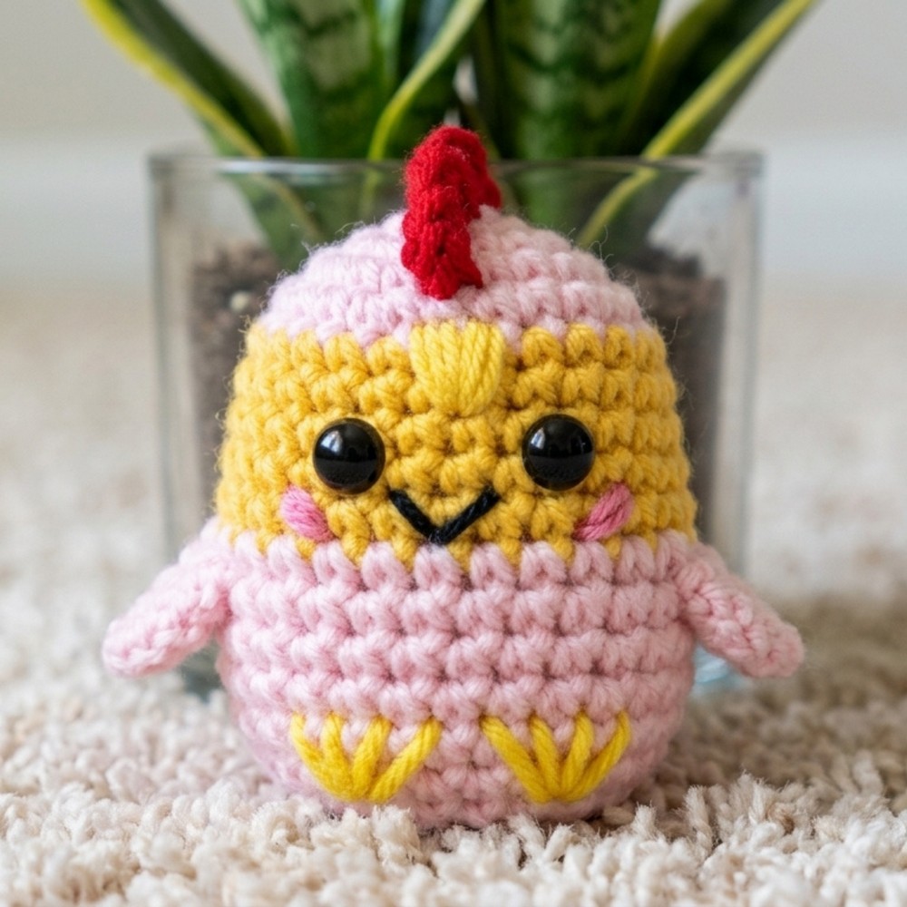 Cutest Crochet Chicken Nugget Amigurumi Pattern 7