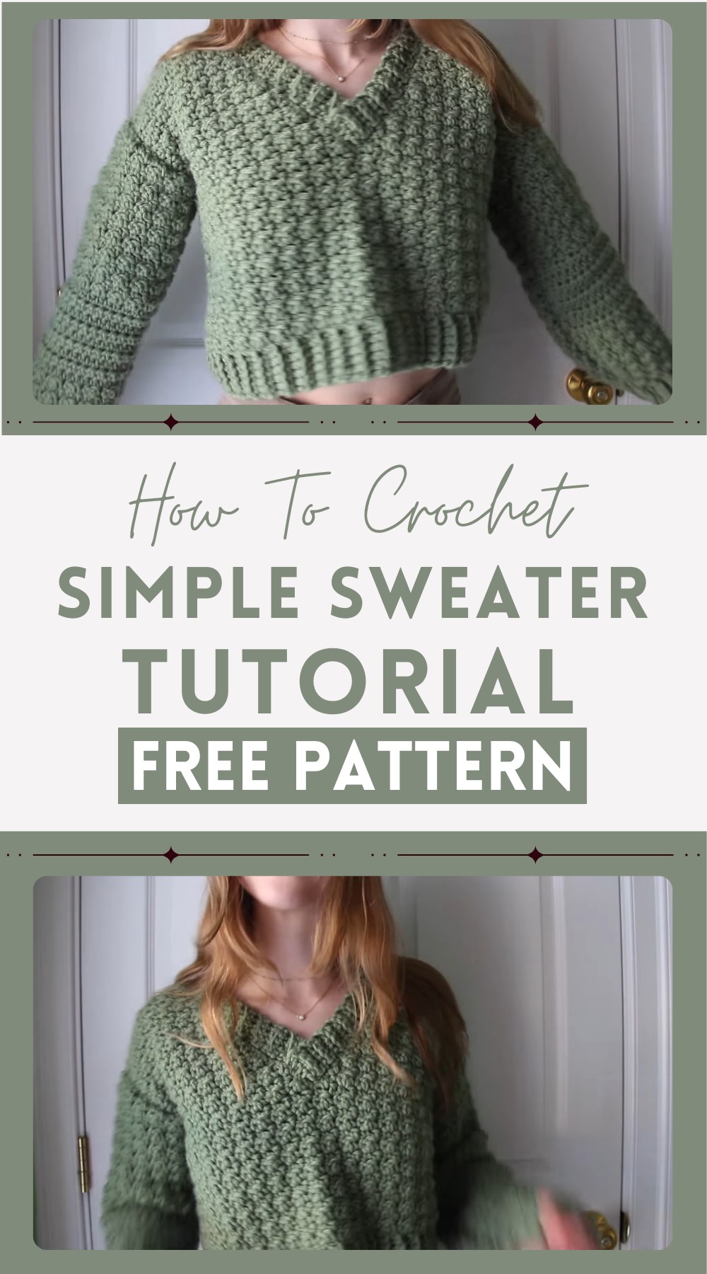 Simple Crochet Sweater