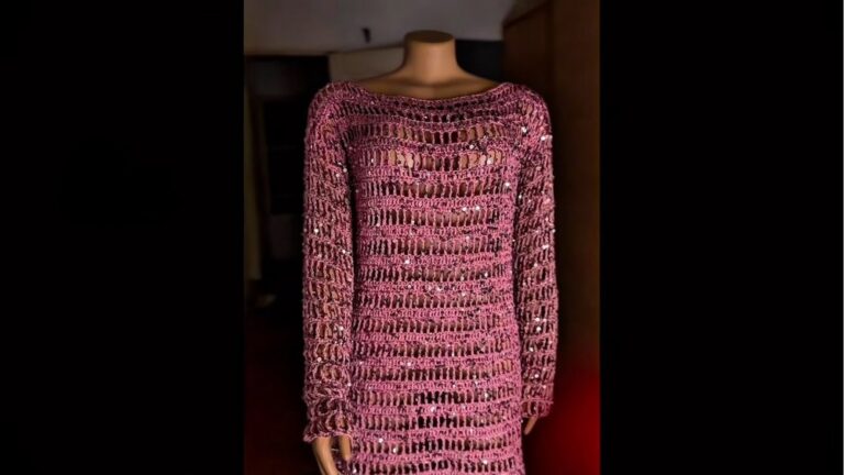 Crochet Gown & Top Pattern For Stylish Everyday Wear