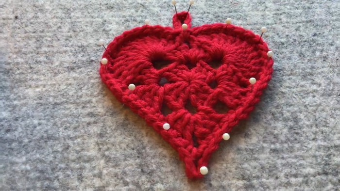 Crochet Granny Heart Ideal For Personalized Gifts