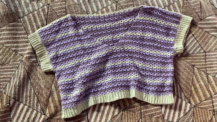 Crochet Summer Crop Top Pattern Adds Modern Style