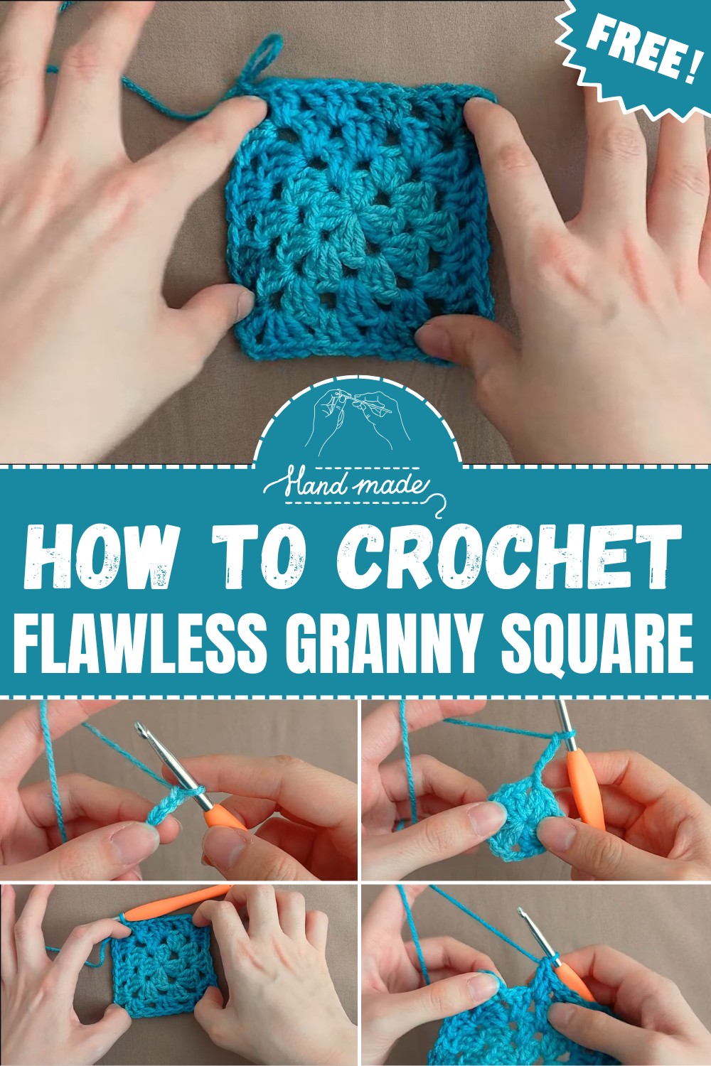 Charming Crochet Flawless Granny Square
