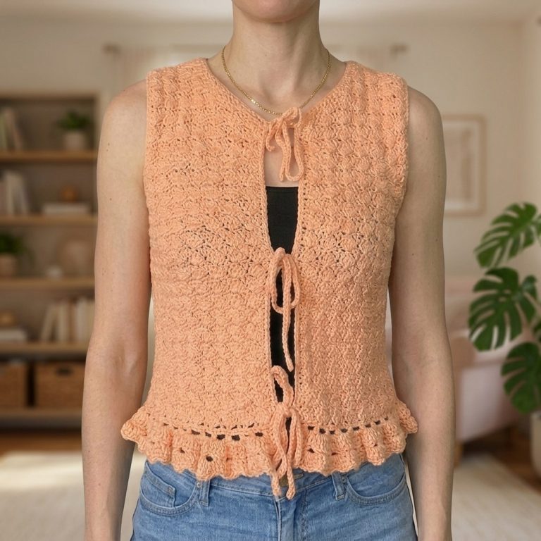Crochet Irene Top Pattern For Casual Chic Looks 9