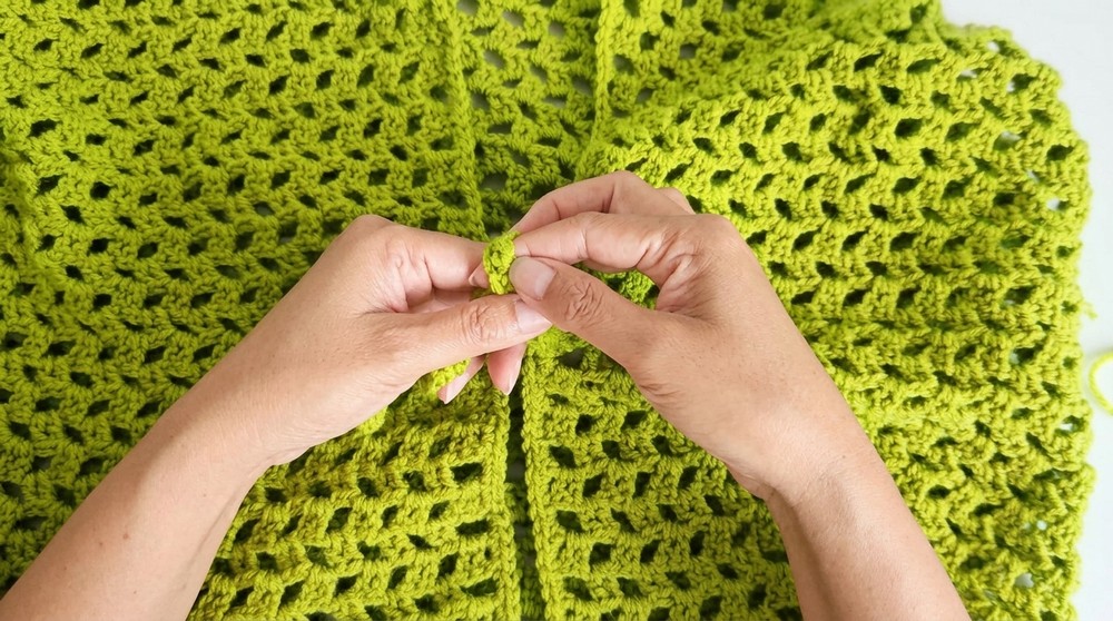 Crochet Summer Cardigan Pattern For Comfortable Style 6