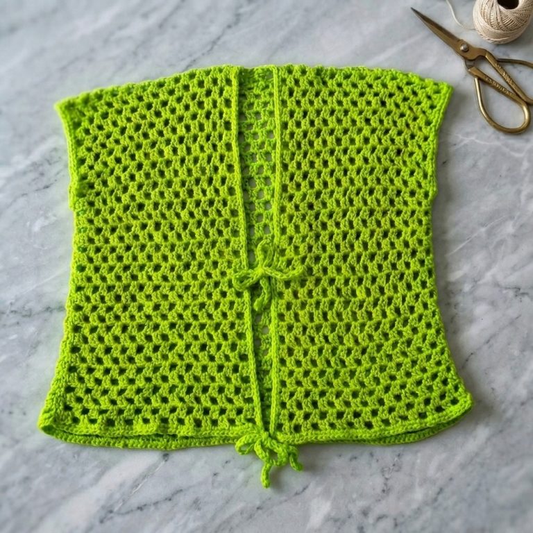 Crochet Summer Cardigan Pattern For Comfortable Style 8