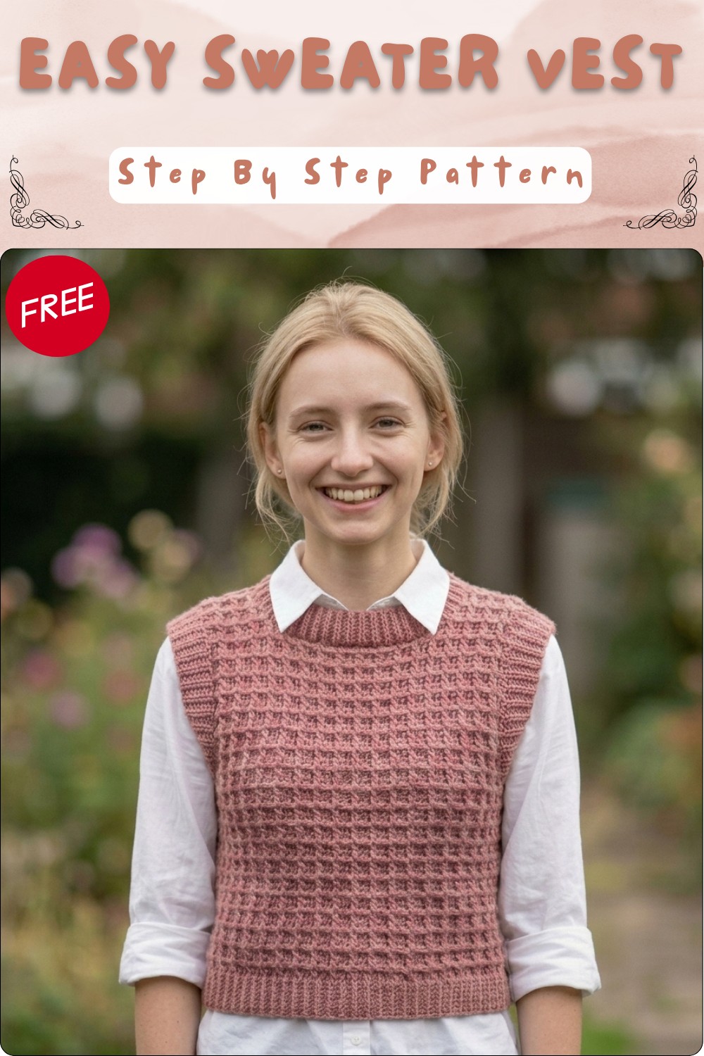 Crochet Sweater Vest Pattern To Boost Your Wardrobe 7