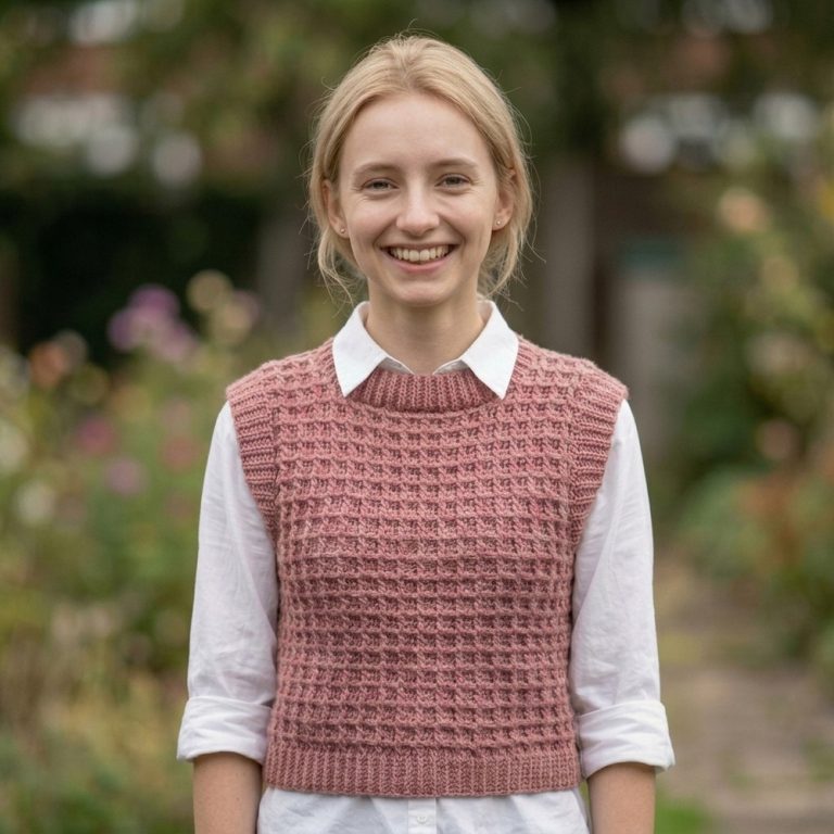 Crochet Sweater Vest Pattern To Boost Your Wardrobe 8