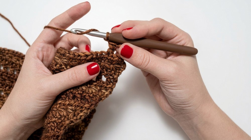 Crochet Tank Top Pattern With Star Stitch Detailing 4