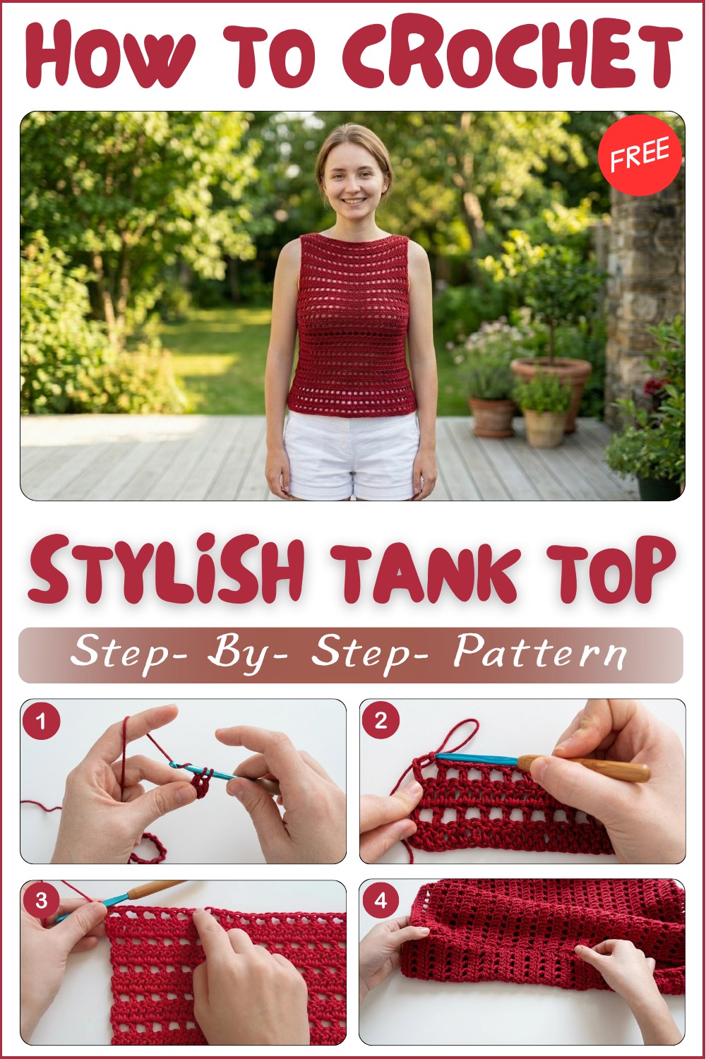 Everyday Crochet Tank Top Pattern Offering A Stylish Twist 1